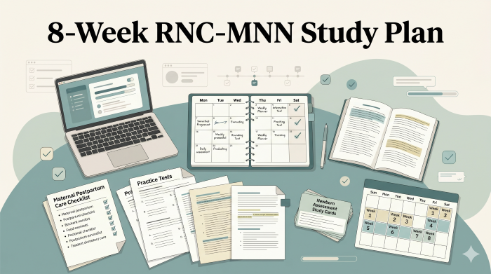 Pass the NCC RNC-MNN exam in 2026. Covers 175 questions, 3 answer options, $325 fee, content outline, eligibility, study plan, and 10 FAQs for maternal newborn nurses.