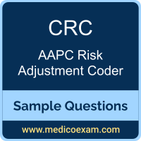AAPC CRC sample questions for AAPC Certified Risk Adjustment Coder (CRC) preparation