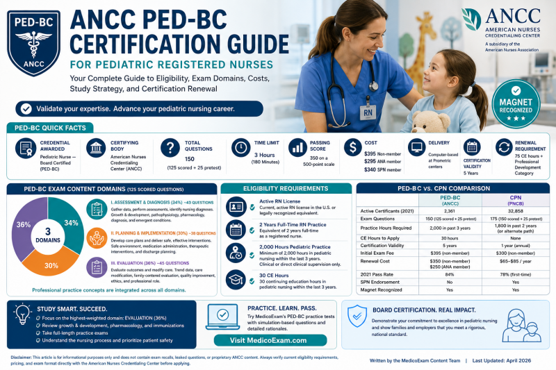 ANCC PED-BC certification guide