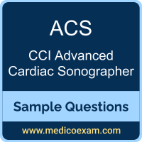 CCI ACS sample questions for CCI Advanced Cardiac Sonographer (ACS) preparation
