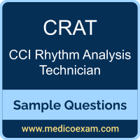 CCI CRAT sample questions for CCI Certified Rhythm Analysis Technician (CRAT) preparation