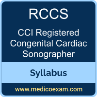 CCI RCCS syllabus for CCI Registered Congenital Cardiac Sonographer (RCCS) preparation