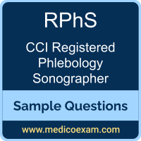 CCI RPhS sample questions for CCI Registered Phlebology Sonographer (RPhS) preparation