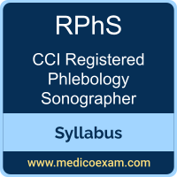 CCI RPhS syllabus for CCI Registered Phlebology Sonographer (RPhS) preparation