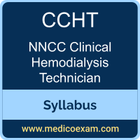 NNCC CCHT syllabus for NNCC Certified Clinical Hemodialysis Technician (CCHT) preparation