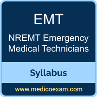 NREMT EMT syllabus for NREMT Emergency Medical Technicians (EMTs) preparation