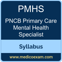 PNCB PMHS syllabus for PNCB Pediatric Primary Care Mental Health Specialist (PMHS) preparation