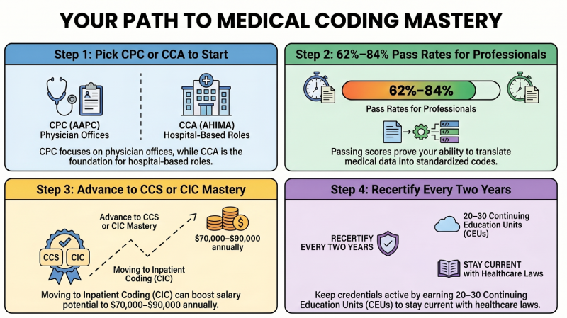 Compare AHIMA CCA vs CCS certification