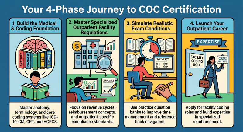 4-Phase Outpatient Coding Journey