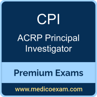 Premium ACRP CPI Certification Practice Exams Premium ACRP CPI Certification Practice Exams
