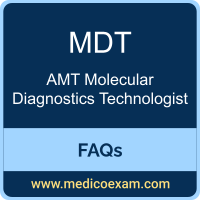 AMT MDT exam frequently asked questions (FAQs) for AMT Molecular Diagnostics Technologist (MDT) preparation