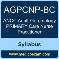 ANCC AGPCNP-BC syllabus for ANCC Adult-Gerontology Primary Care Nurse Practitioner-Board Certified (AGPCNP-BC) preparation