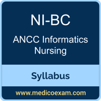 ANCC NI-BC syllabus for ANCC Nursing Informatics-Board Certified (NI-BC) preparation