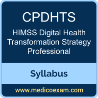 HIMSS CPDHTS syllabus for HIMSS Certified Professional in Digital Health Transformation Strategy (CPDHTS) preparation