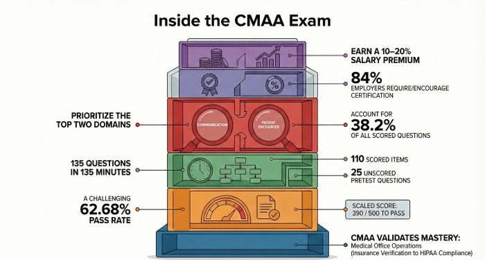 NHA CMAA Exam Summary and Key Details
